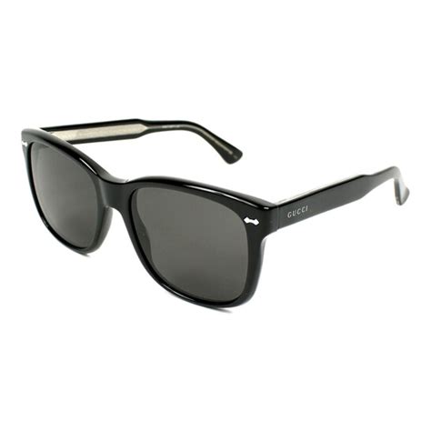 Gucci Smoke Square Sunglasses GG0050S 001 56 